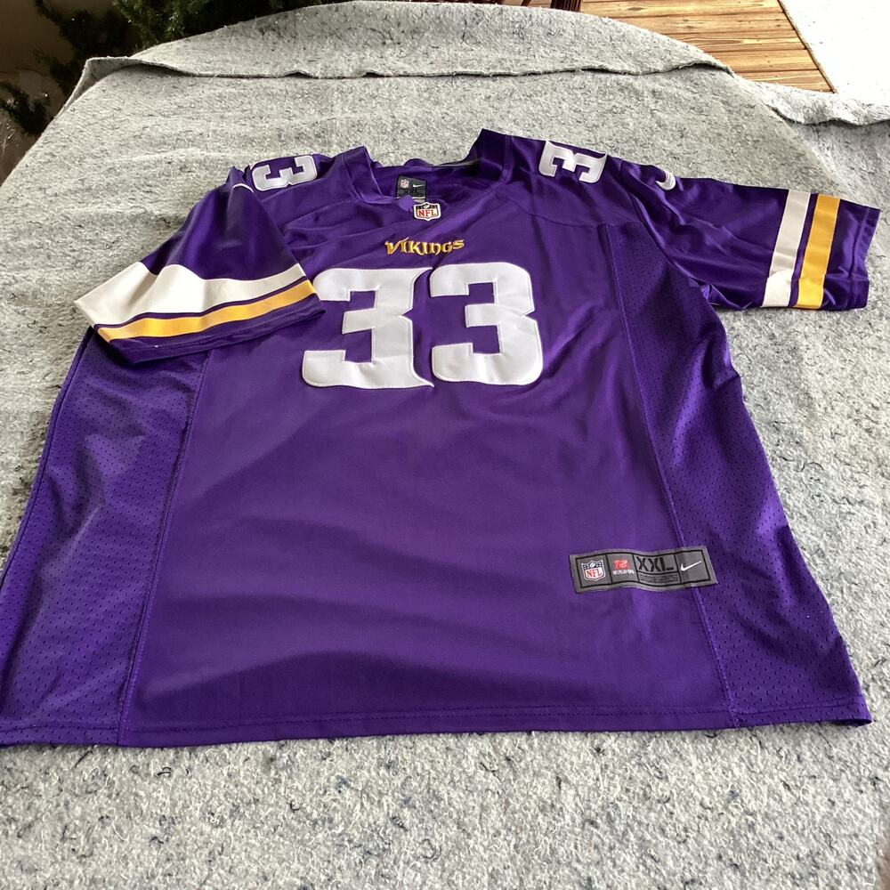 Minnesota Vikings #33 Dalvin Cook Jersey – 2XL – Rare NFL Fan Gear